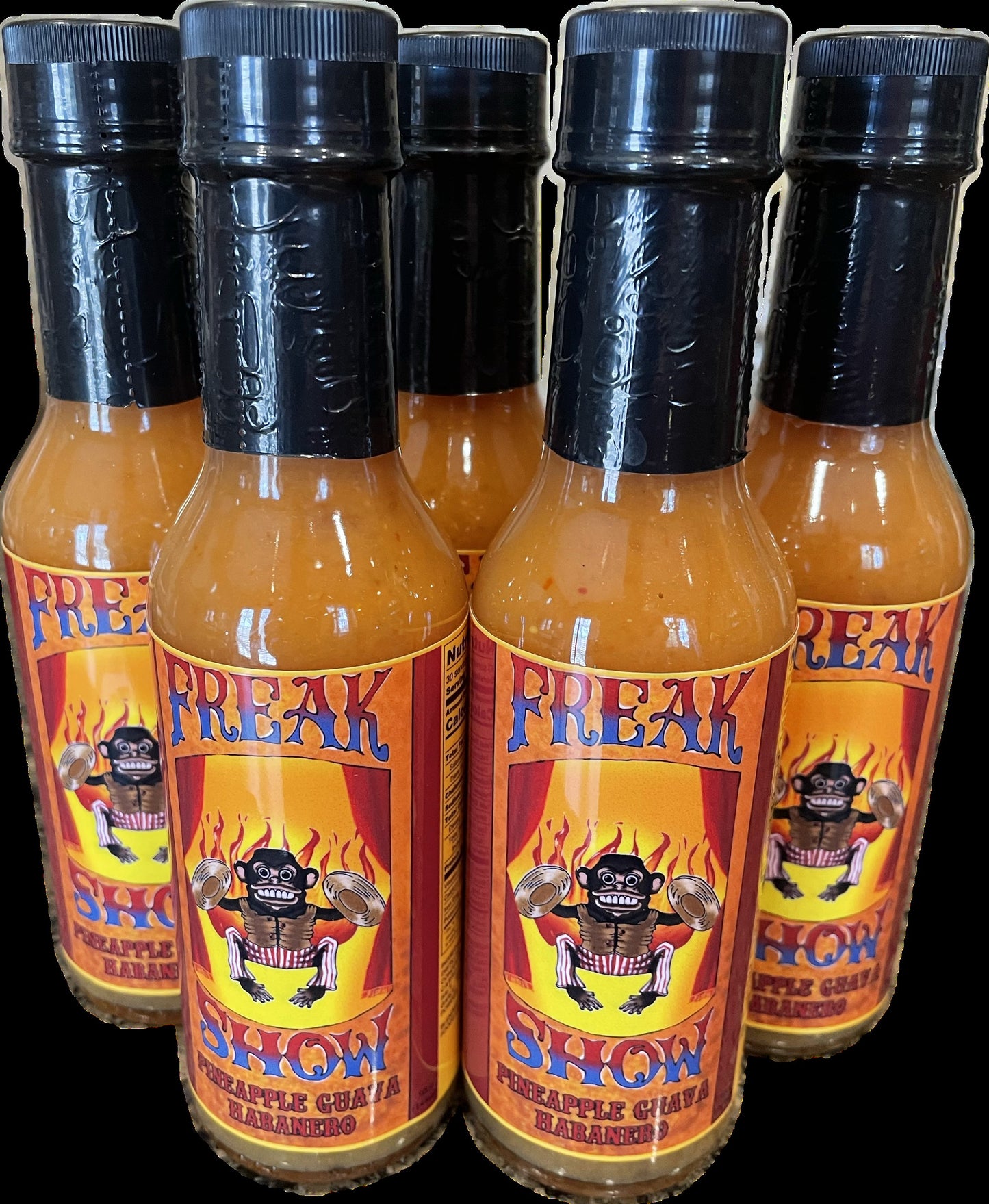 Freakshow Pineapple Guava Habanero Pepper Sauce
