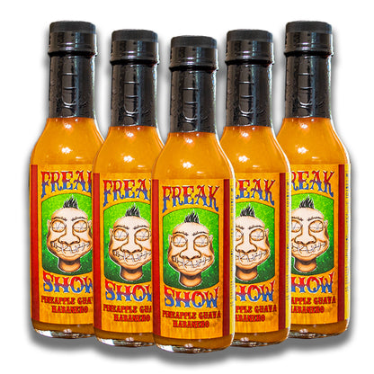 Freakshow Pineapple Guava Habanero Pepper Sauce